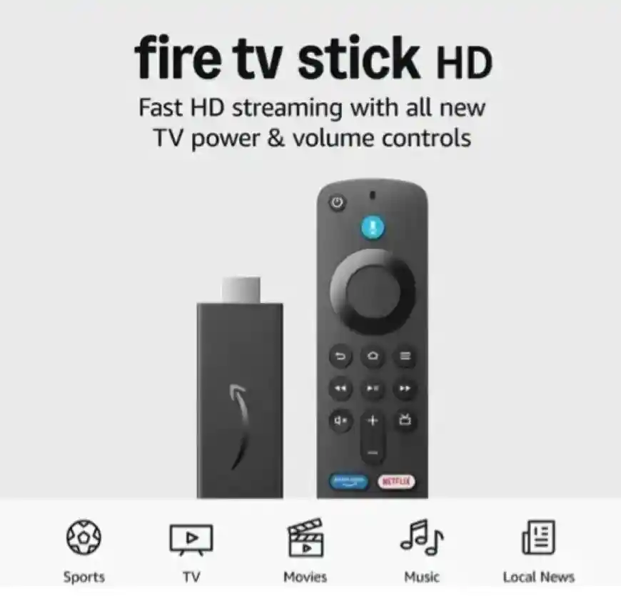 Amazon Fire Tv Stick Hd Con Alexa, 8gb, 1gb Ram, Wifi 5