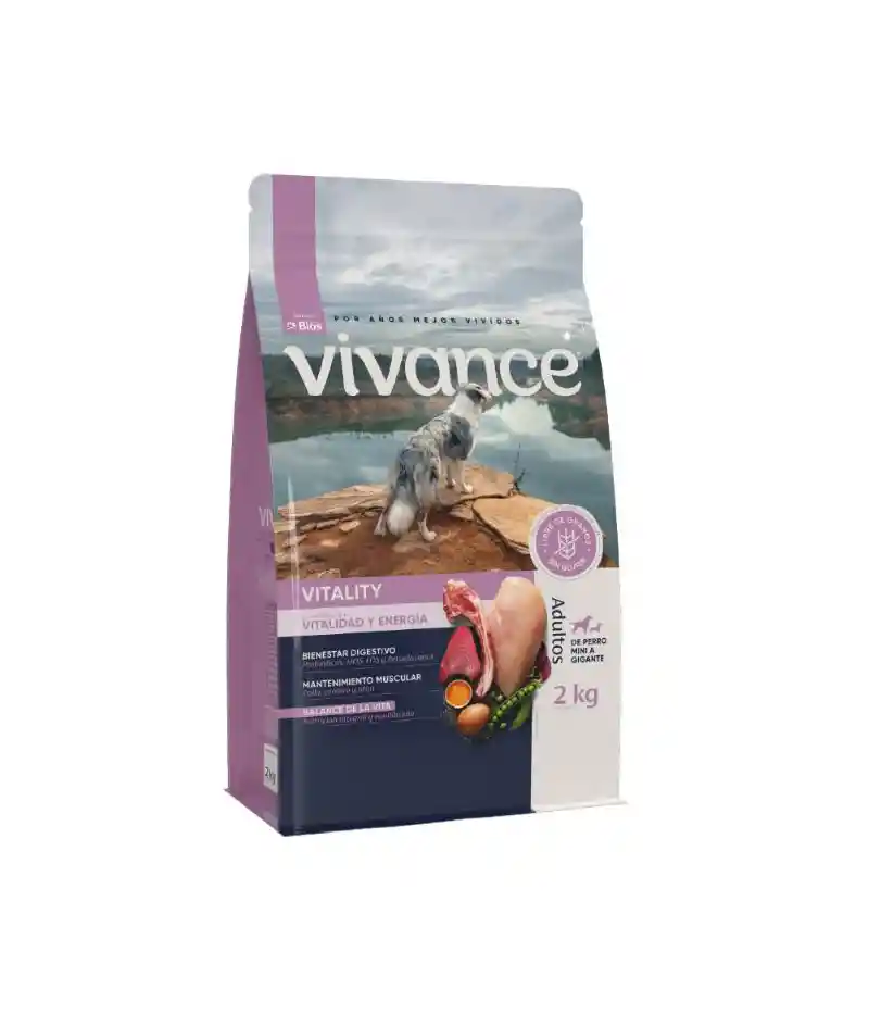 Vivance Vitality Perros Adultos X 2 Kg