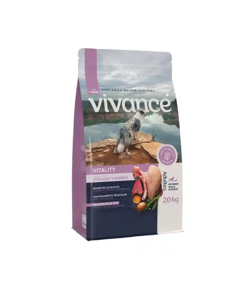 Vivance Vitality Perros Adultos X 20 Kg