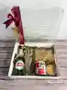 Bandeja Especial💙 Con Cerveza Stella, Vaso, Pringles, Cajita De Snacks Con Nachos Y Salsa De Queso
