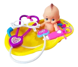 Juguete Bebe Para Bañar Con Tina