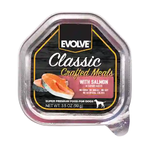 Evolve Dog Classic Bandeja - Salmon 99 Gr