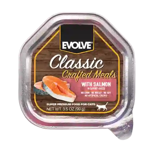 Evolve Cat Classic Bandeja - Salmon 99 Gr