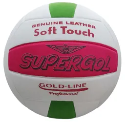 Balón De Voleibol #5 Iniciacion Soft Touch/ Verde - Rojo