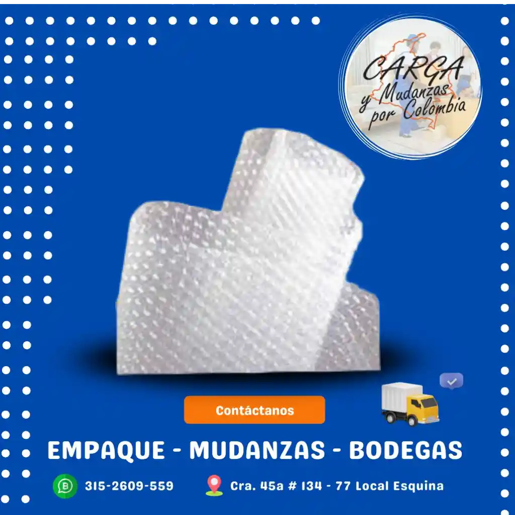 Plastico Burbuja De 25mtrsx50cm Bola Grande -empaque