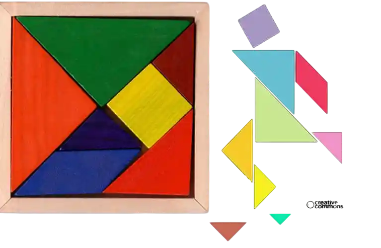 Juguete Didactico Tangram De Madera 20 X 20