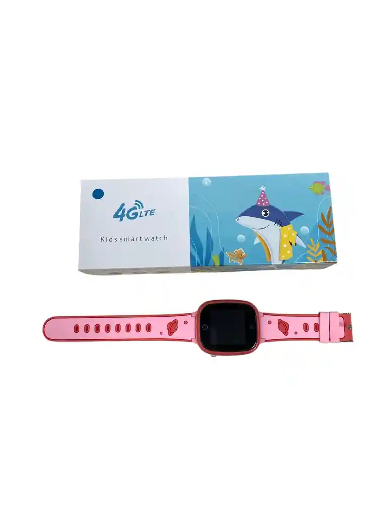 Smartwatch Reloj Inteligente Lt37 4g Con Gps Para Niños Rosa