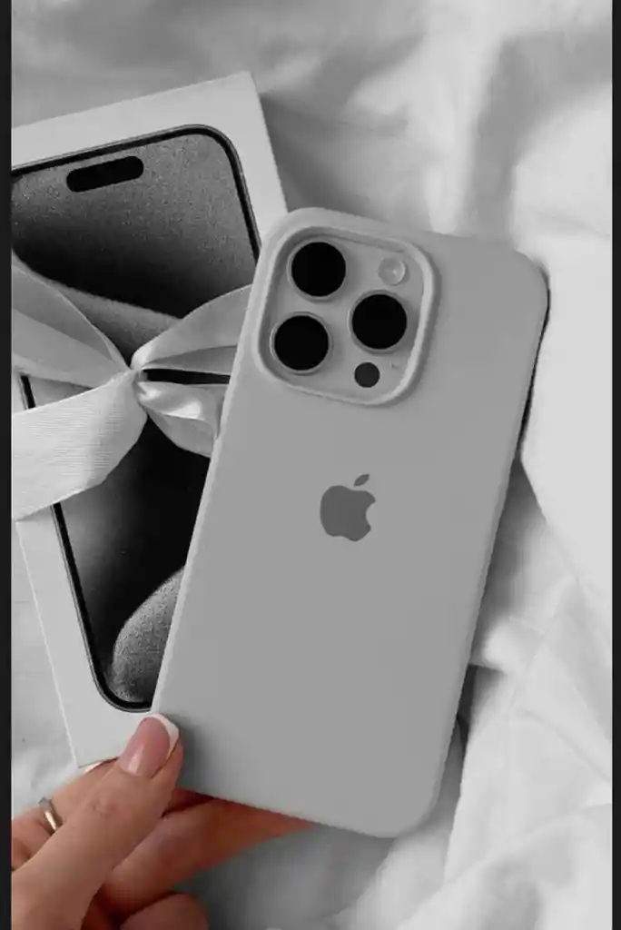 Silicone Case Iphone 16 - Gris