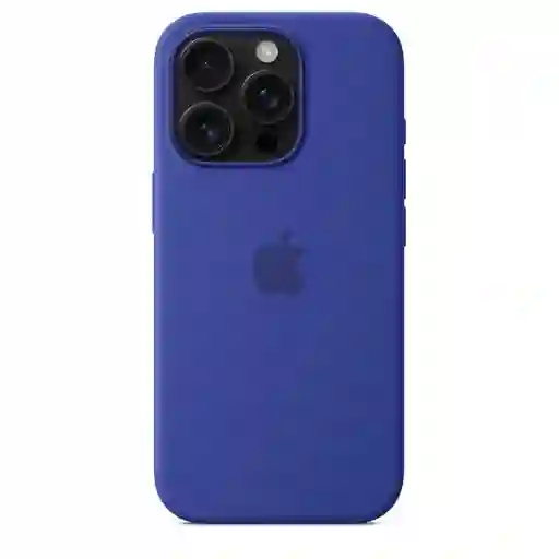 Silicone Case Iphone 16 Pro - Azul