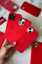 Silicone Case Iphone 16 Pro - Rojo
