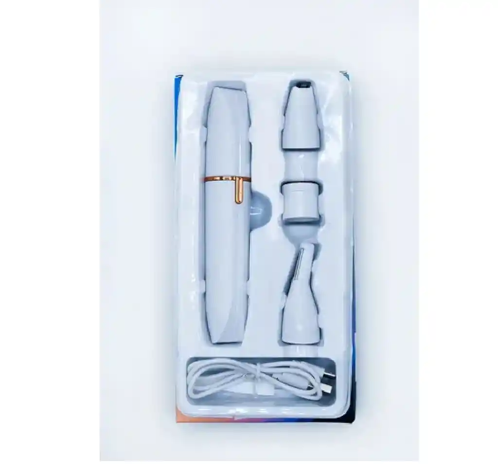 Depilador Facial Nariz-oido-patillera Recargable 3 En 1