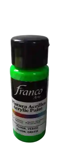 Pintura Acrilica Verde Fluorescente 60cc