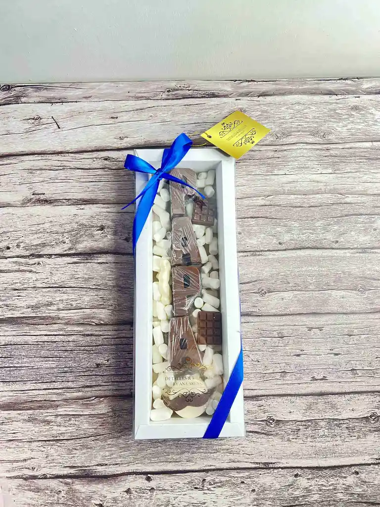 Caja Acetato Chocolates Rellenos Papá- Especial De Padres💙