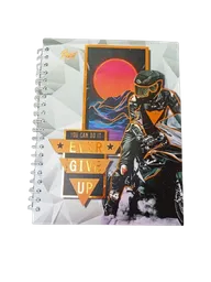 Cuaderno Agenda Argollado 7 Materias Motivos Surtidos A Escoger