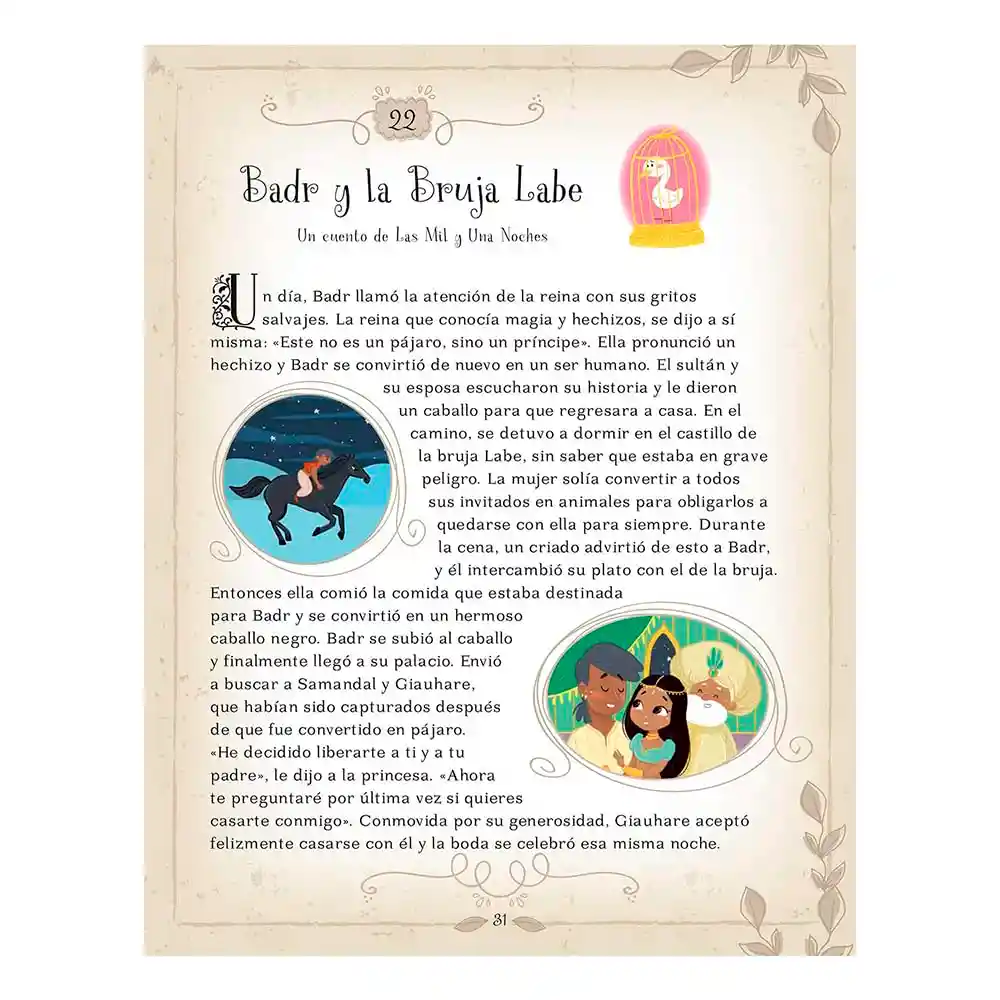 Libro Didáctico Infantil 101 Cuentos Clásicos Para Niños