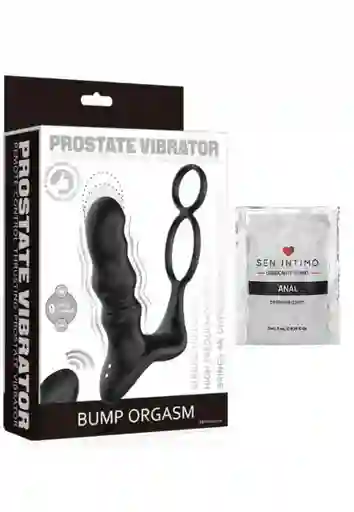 Vibrador Prostático + Sachet Lubricante Anal Sen Intimo 7ml