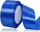 Cinta Listón De Tela Lisa Satinada Color Azul Rey 4cm X2 Metros