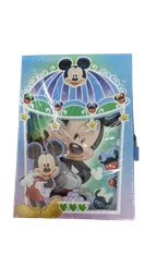 Agenda Diario Mickey Con Candado