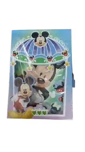 Agenda Diario Mickey Con Candado