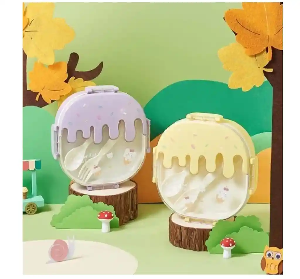 Lonchera Porta Comida Termico Con Forma De Helado