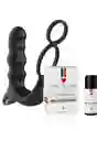 Combo Sensación Máxima: Vibrador Prostático + Lubricante Electrizante 30ml