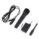 Microfono Con Receptor Inalambrico Para Audio Claro Y Fuerte