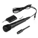 Microfono Con Receptor Inalambrico Para Audio Claro Y Fuerte