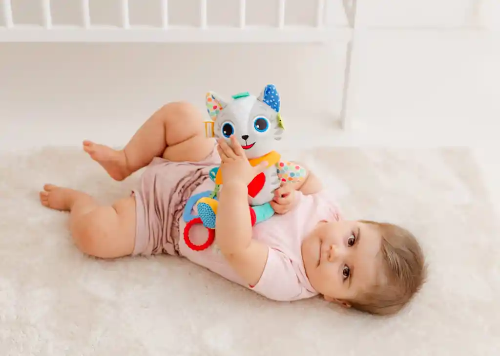 Juguete Sensorial Gato De Actividades Colgante Para Niños