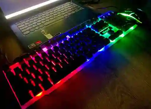 Teclado Mouse Gamer Rgb