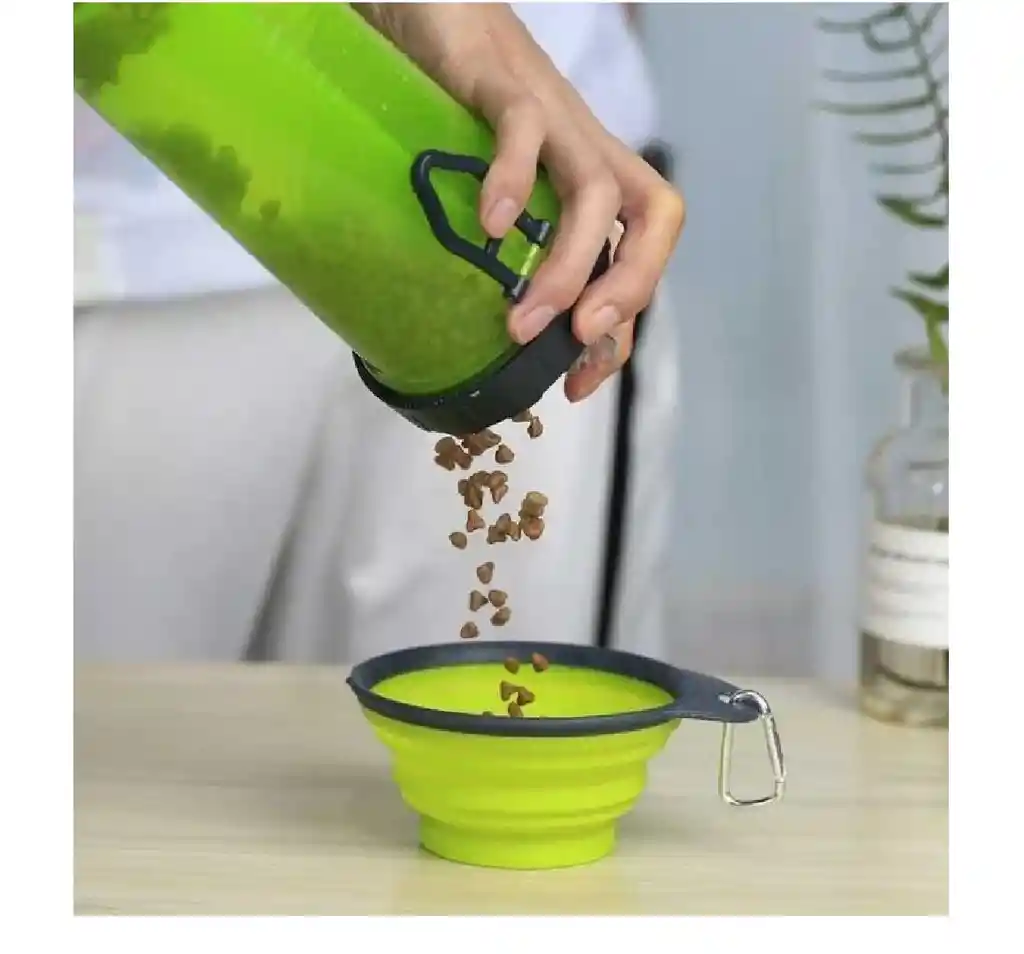 Botilito Bebedero De Agua Y Porta Comida