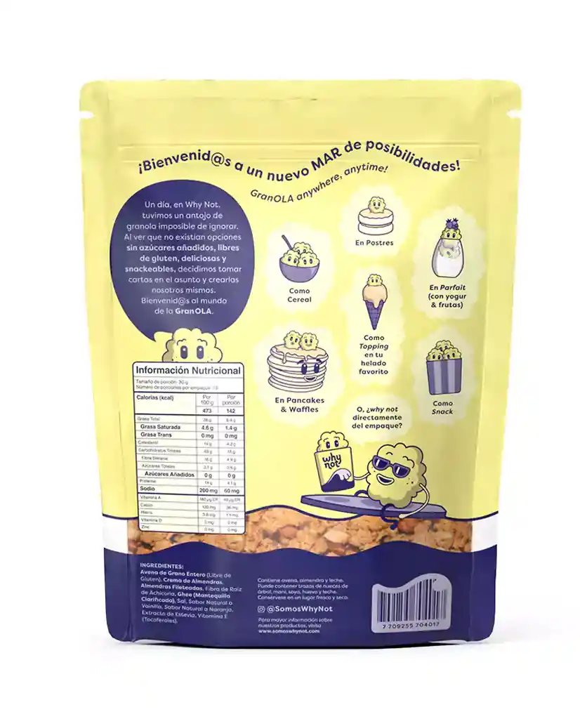 Granola Classic Vainilla Why Not 300 Gr
