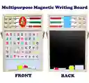 Tablero Didáctico Doble Cara Magnético Juguete Para Niños