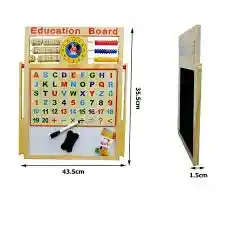 Tablero Didáctico Doble Cara Magnético Juguete Para Niños
