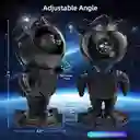 Astronauta Proyector Con Luz Y Sonido, Bluetooth Con Control Remoto ( Negro )