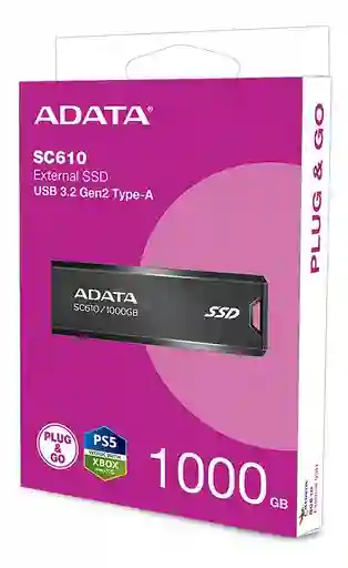Disco Solido Externo Adata Sc610