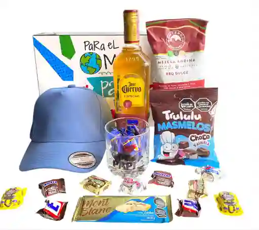 Regalo Especial Dia Del Padre Con Tequila, Copa Y Gorra Para Papà - Dia Del Padre - Para El Mejor Papà Del Mundo Ref 2