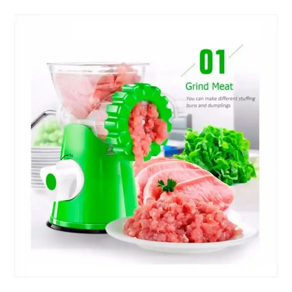 Molino Manual / Maquina Para Moler Carne Y Pollo