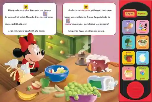 Libro Sonidos Mickey: ¡un Pícnic Con Amigos! Para Niños