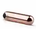 Mini Vibrador Lujoso Recargable Oro Rosa
