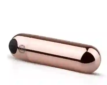 Mini Vibrador Lujoso Recargable Oro Rosa