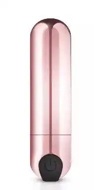 Mini Vibrador Lujoso Recargable Oro Rosa