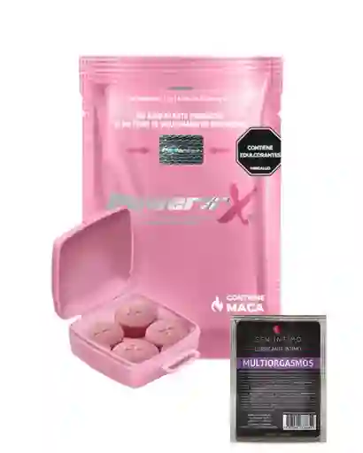 Potenciador Femenino Powersx Woman + Multiorgasmo Sachet Sen Intimo 7ml