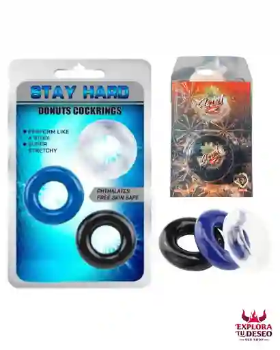 Anillo Retardante X3 + Lubricante Anal Cannabis 5gr