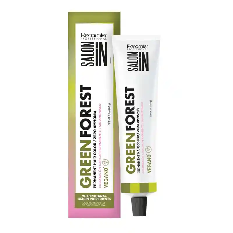 Green Forest Tinte 8.4 Rubio Claro Cobrizo 60 G