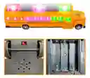 Carro Bus Escolar Luces Sonido Movimiento Juguete + Baterias