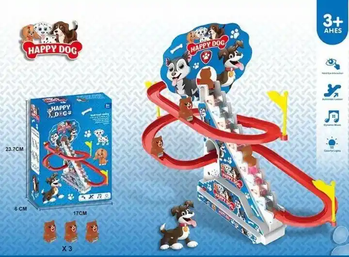 Juguete Perritos Happy Dog Tobogán Y Escalera