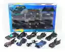 Coleccion De Carros Metálicos Hotwheels Batman Pack X 10