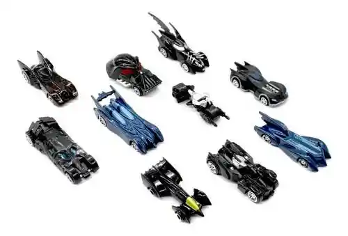 Coleccion De Carros Metálicos Hotwheels Batman Pack X 10