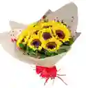 Flores ,girasoles Tipo Boquet