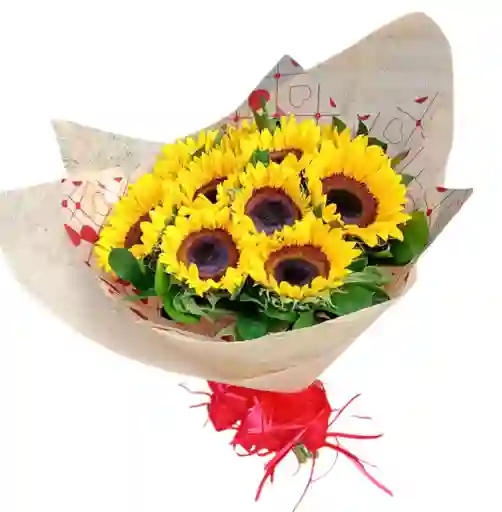 Flores ,girasoles Tipo Boquet